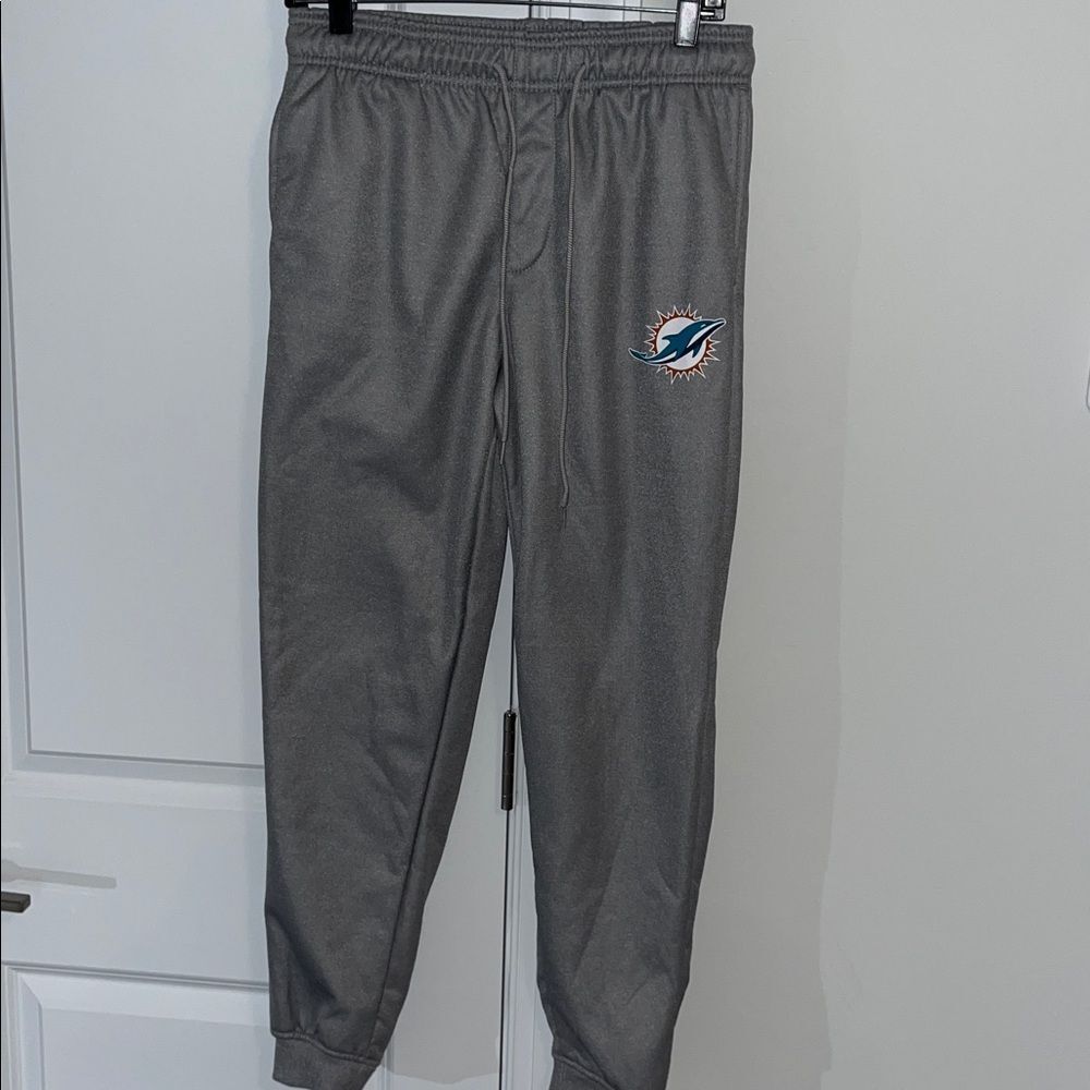Miami Dolphins Fleece 3 Pocket Junior Youth Tapered NFL Sweatpants Track Pants